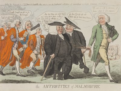 Die Altertümer von Malmsbury door Isaac Cruikshank