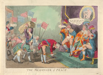 Der Friedensbote door Isaac Cruikshank