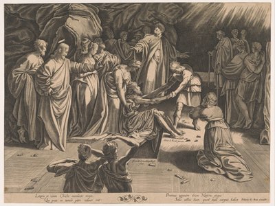 Opwekking van Lazarus door Isaac Duchemin