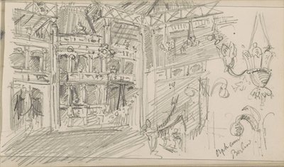Interieur van het Orpheum theater te Berlijn door Isaac Gosschalk