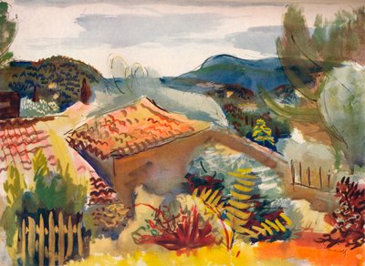 Landschap door Isaac Grünewald