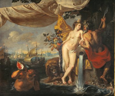 Allegorie van de klank door Isaac Isaacsz