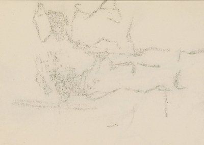 Abklatsch van de krijttekening op pagina 13 door Isaac Israels