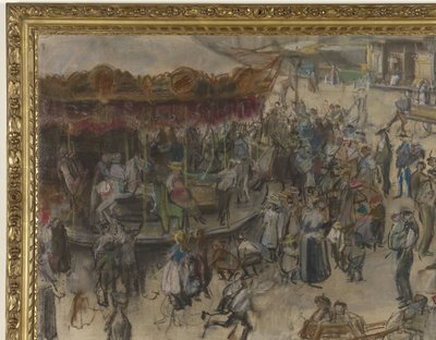 Draaimolen te Amsterdam door Isaac Israels