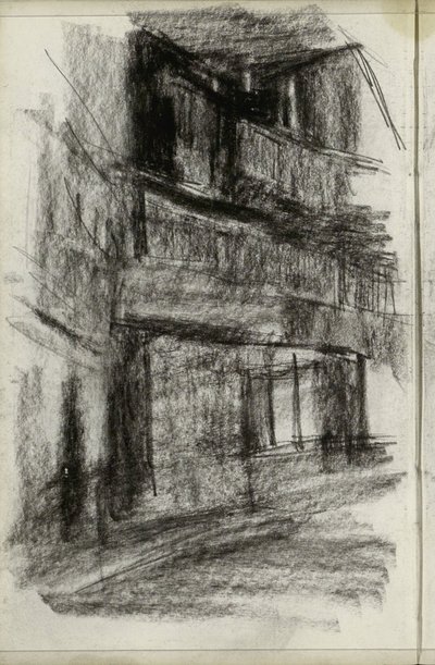 Gebouw door Isaac Israels