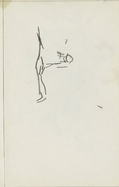 Studie, mogelijk een figuurstudie door Isaac Israels