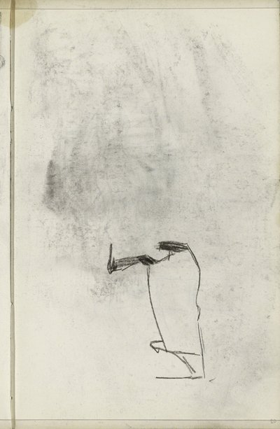 Studie, mogelijk van een paard met deken door Isaac Israels
