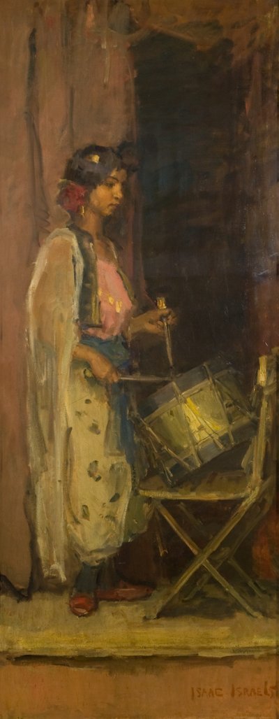 Het Egyptische trommelmeisje door Isaac Israels