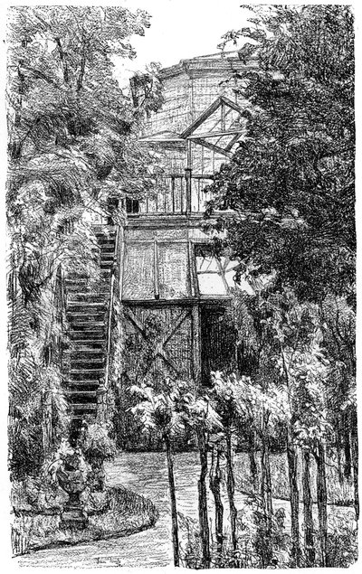 De tuin door Isaac Israels