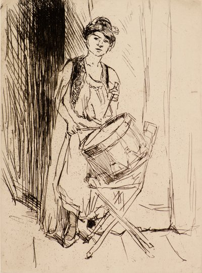 De Dame met de Trom door Isaac Israels