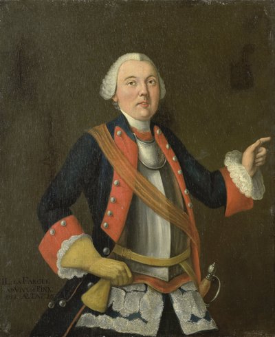 Jan Hendrik van Rijswijk (geb. 1717) door Isaac Lodewijk la Fargue van Nieuwland