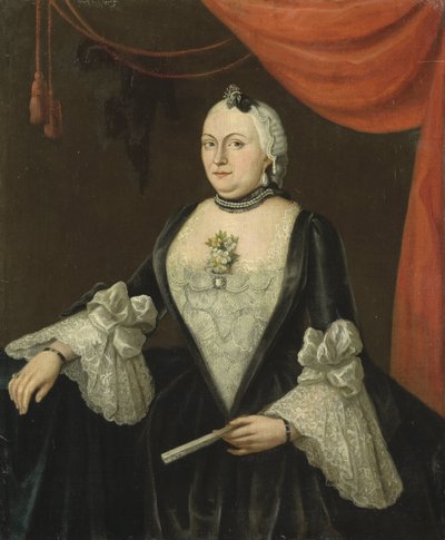 Johanna van Rijswijk (geb. 1715), Echtgenote van Jan Hendrik van Rijswijk door Isaac Lodewijk la Fargue van Nieuwland