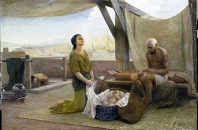 De ouders van Mozes door Isaac Lvovich Asknazy