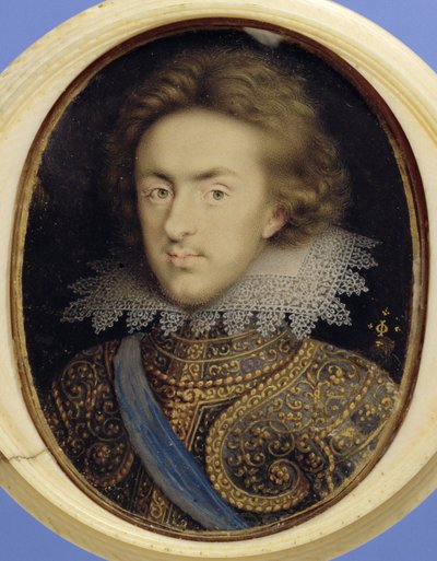 Miniatuurportret van Henry (1594-1612) Prins van Wales door Isaac Oliver
