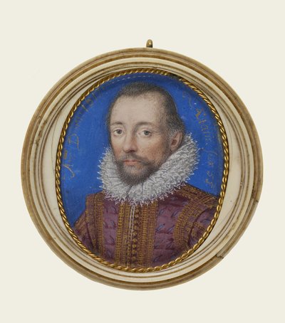 Portret van Rhys Griffiths door Isaac Oliver