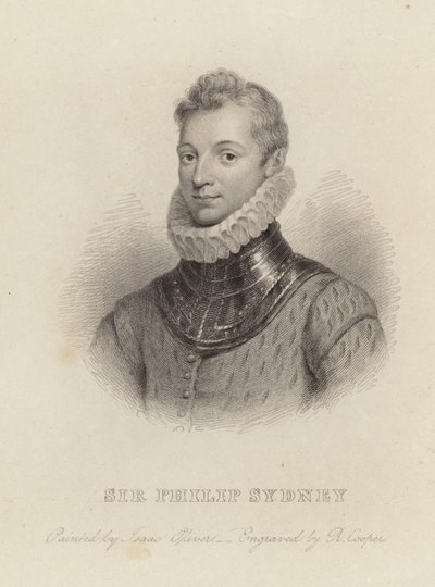 Sir Philip Sidney door Isaac Oliver