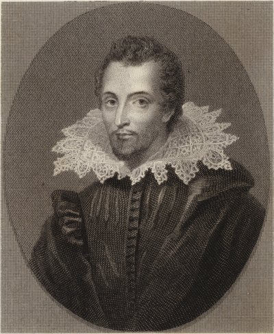 Sir Thomas Overbury door Isaac Oliver