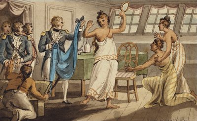 Otahitiano, uit de reizen van kapitein Cook door Isaac Robert Cruikshank