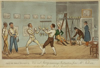 De kunst van zelfverdediging door Isaac Robert and George Cruikshank