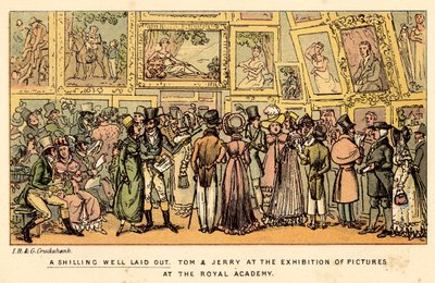 Een shilling goed besteed door Isaac, Robert and George Cruikshank