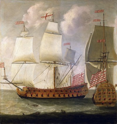 Dubbele beschrijving van een bewapend schip 