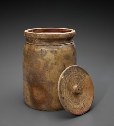 Pot, ca. 1873-1882 door Isaac Suttles Pottery
