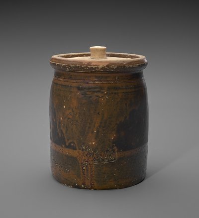 Pot met Deksel door Isaac Suttles Pottery