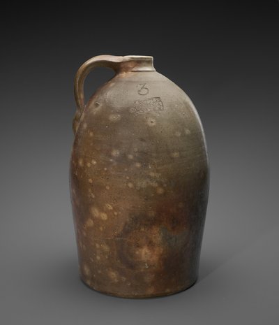Kan, ca. 1873-1882 door Isaac Suttles Pottery