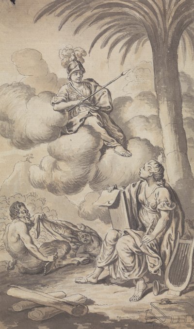 Town and Country Magazine - Frontispice voor Vol. IV, 1772 door Isaac Taylor