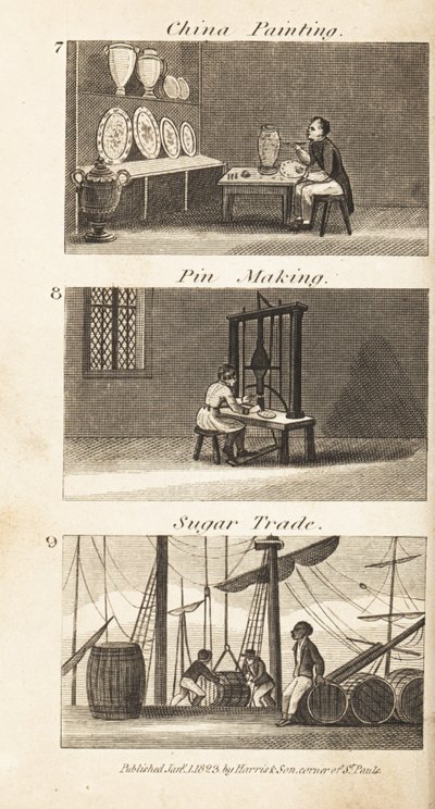 Ambachtslieden in Regency Engeland door Isaac Taylor