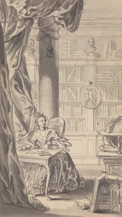 Ongeïdentificeerd tijdschrift/toneelstuk illustratie door Isaac Taylor