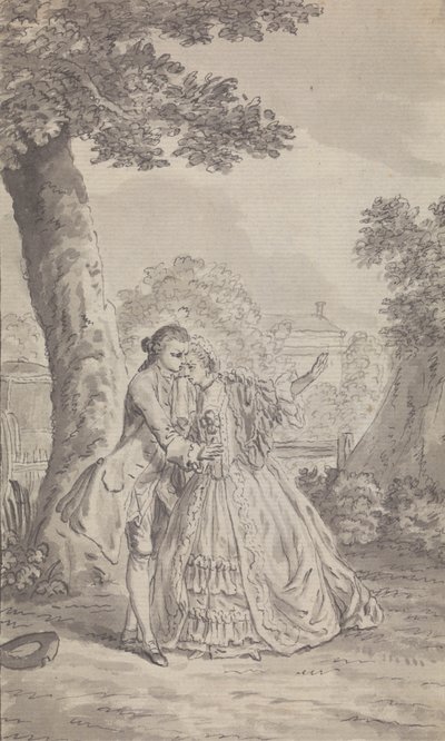 Ongeïdentificeerd Tijdschrift / Toneel Illustratie door Isaac Taylor