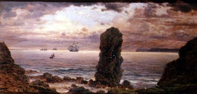 Schepen op zee door Isaac Walter Jenner