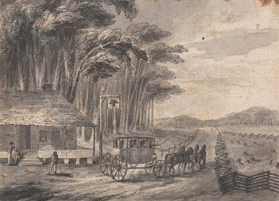 Amerikaanse podiumwagen door Isaac Weld