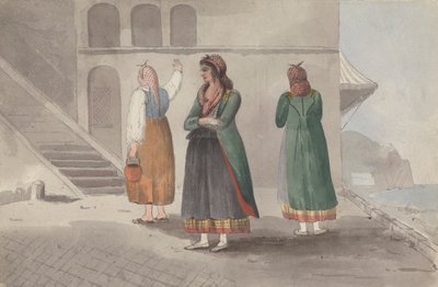Kostuum in Procida-Napels door Isaac Weld