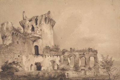 Ruïnes (Romeins?) door Isaac Weld