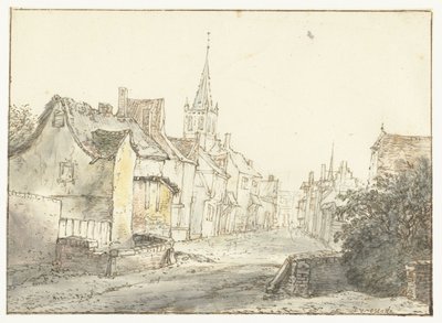 Dorpsstraat door Isaac van Ostade