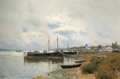 Na de regen. Plyos, 1889 door Isaak Ilyich Levitan