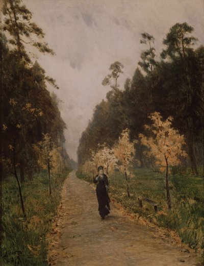 Herfstdag. Sokolniki, 1879 door Isaak Ilyich Levitan