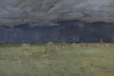 Hooien, 1900 door Isaak Ilyich Levitan