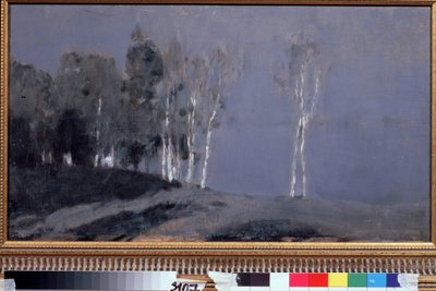 Maanverlichte nacht door Isaak Ilyich Levitan