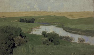 Kleine rivier Istra, 1885-1886 door Isaak Ilyich Levitan