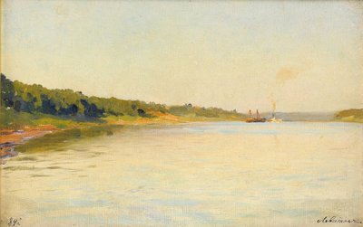 De oever van de Wolga, 1889 door Isaak Ilyich Levitan