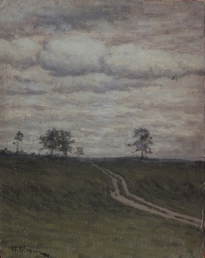 Schemering, 1899 door Isaak Ilyich Levitan