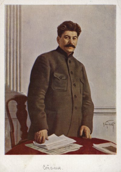 Joseph Stalin, Sovjet Bolsjewistische leider door Isaak Israilevich Brodsky
