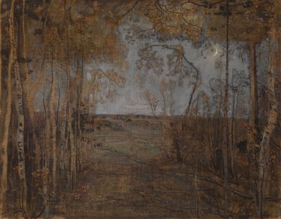 Nieuwe Maan, 1912 door Isaak Israilevich Brodsky