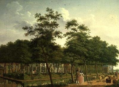 Elegante promenade door Isaac Ouwater