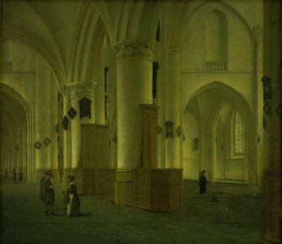 Zijbeuk in de Sint-Bavokerk in Haarlem door Isaak van Nickelen