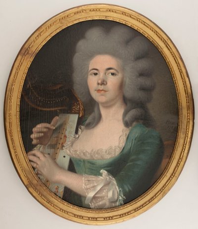 Portret vermoedelijk van Rosalie Dugazon (1755-1821), zangeres door Isabelle Pinson