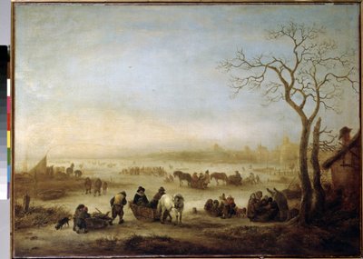 Bevroren Meer door Isack van Ostade